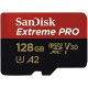 Sandisk Extreme Pro 128GB 200mbps MicroSDXC UHS-1 Memory Card With Adapter (SDSQXCD-128G-GN6MA)